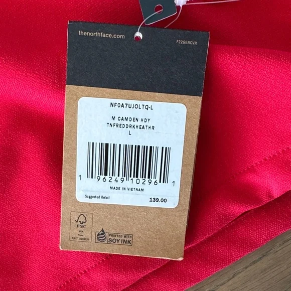 The North Face Red Camden Hoodie